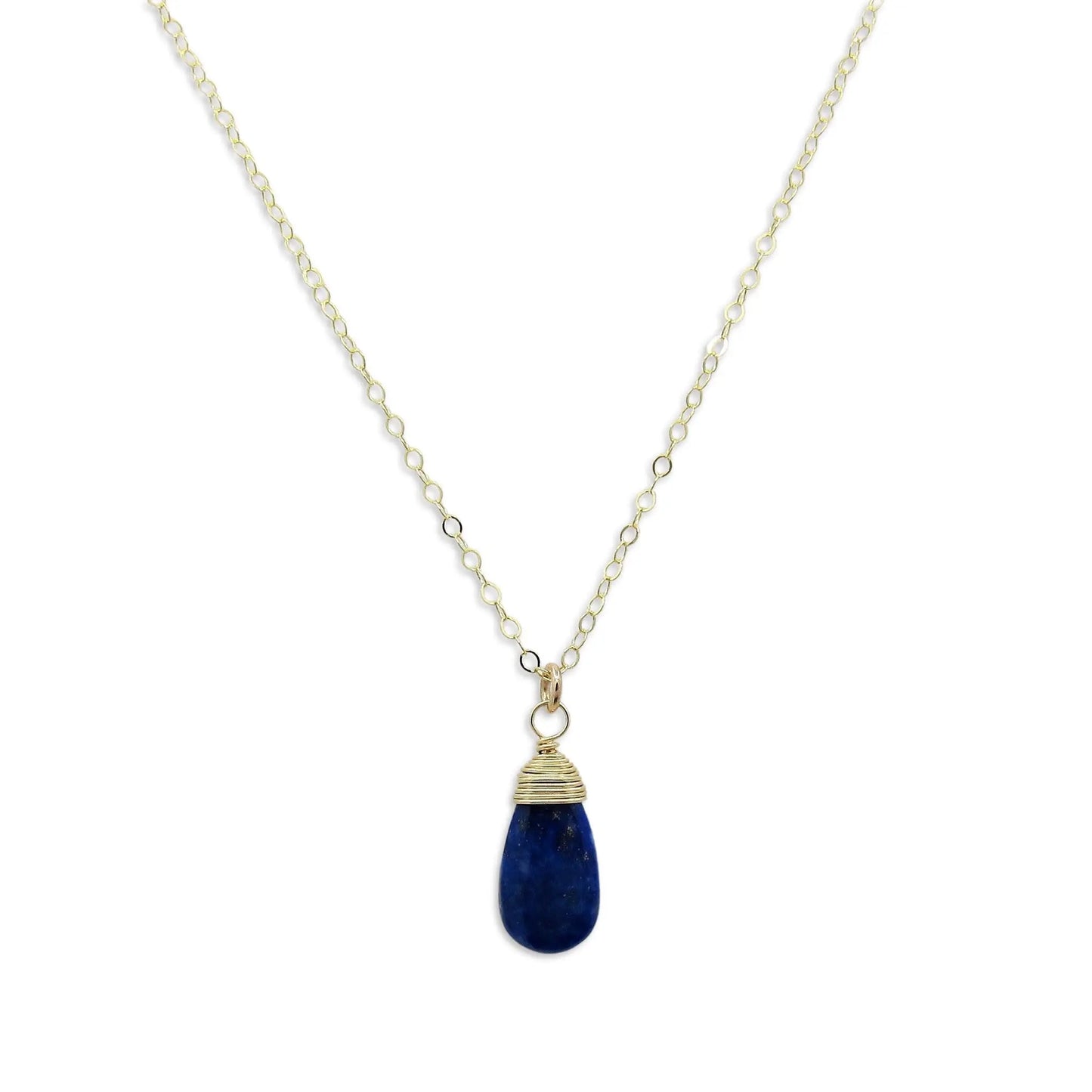 Lapis Lazuli Teardrop Necklace