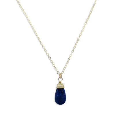 Lapis Lazuli Teardrop Necklace