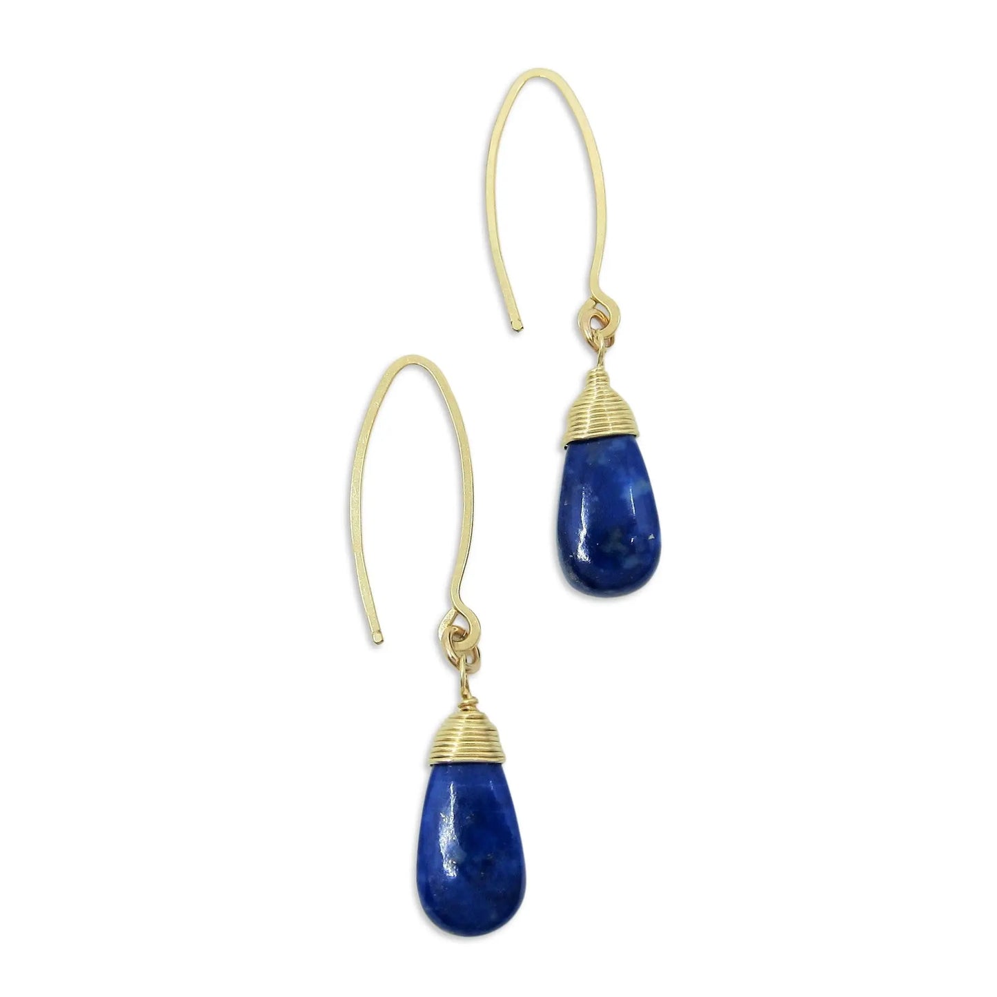 Lapis Lazuli Teardrop Earrings