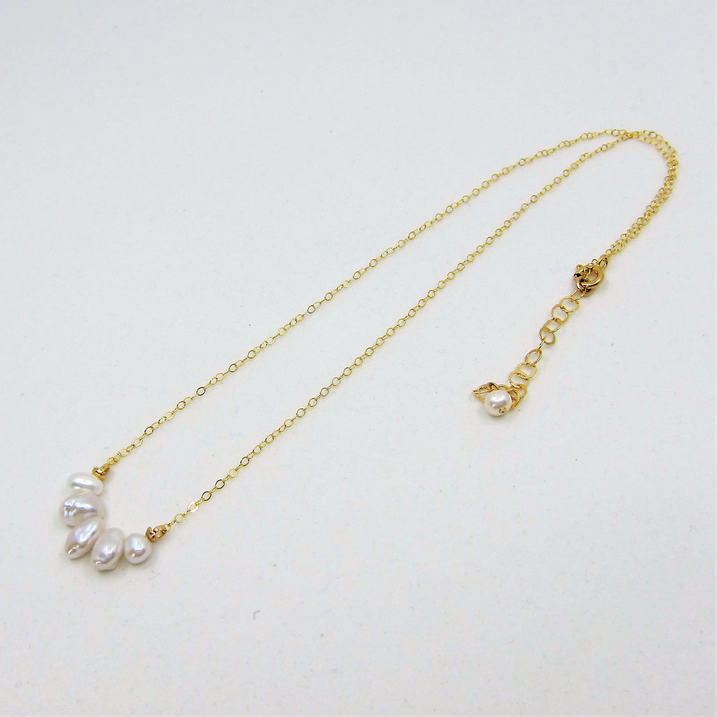 Mini Gemstone Cluster Necklace