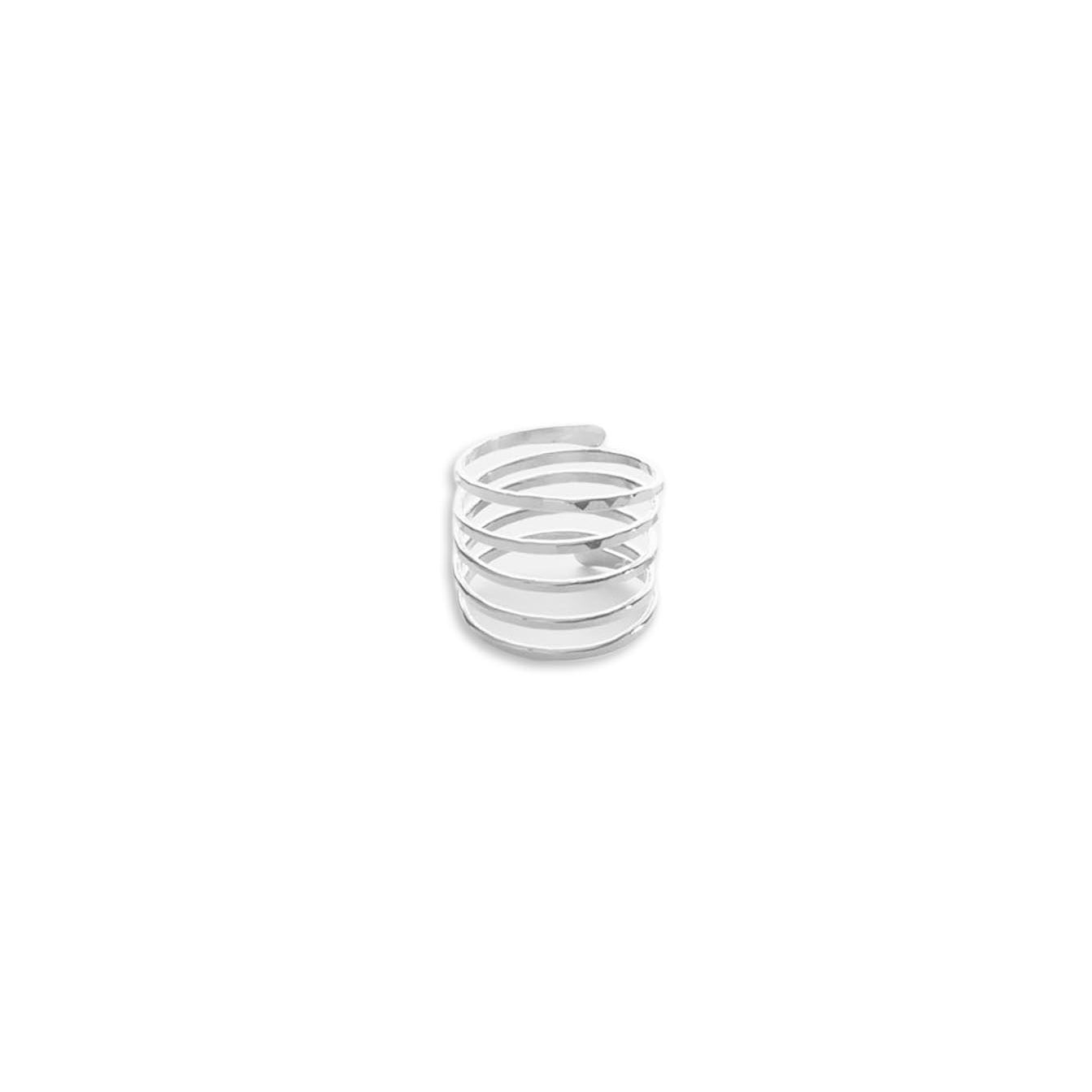 Drop Down Spiral Ring | Silver Ring, Brooklyn Jewelry – www.brittbolton.com